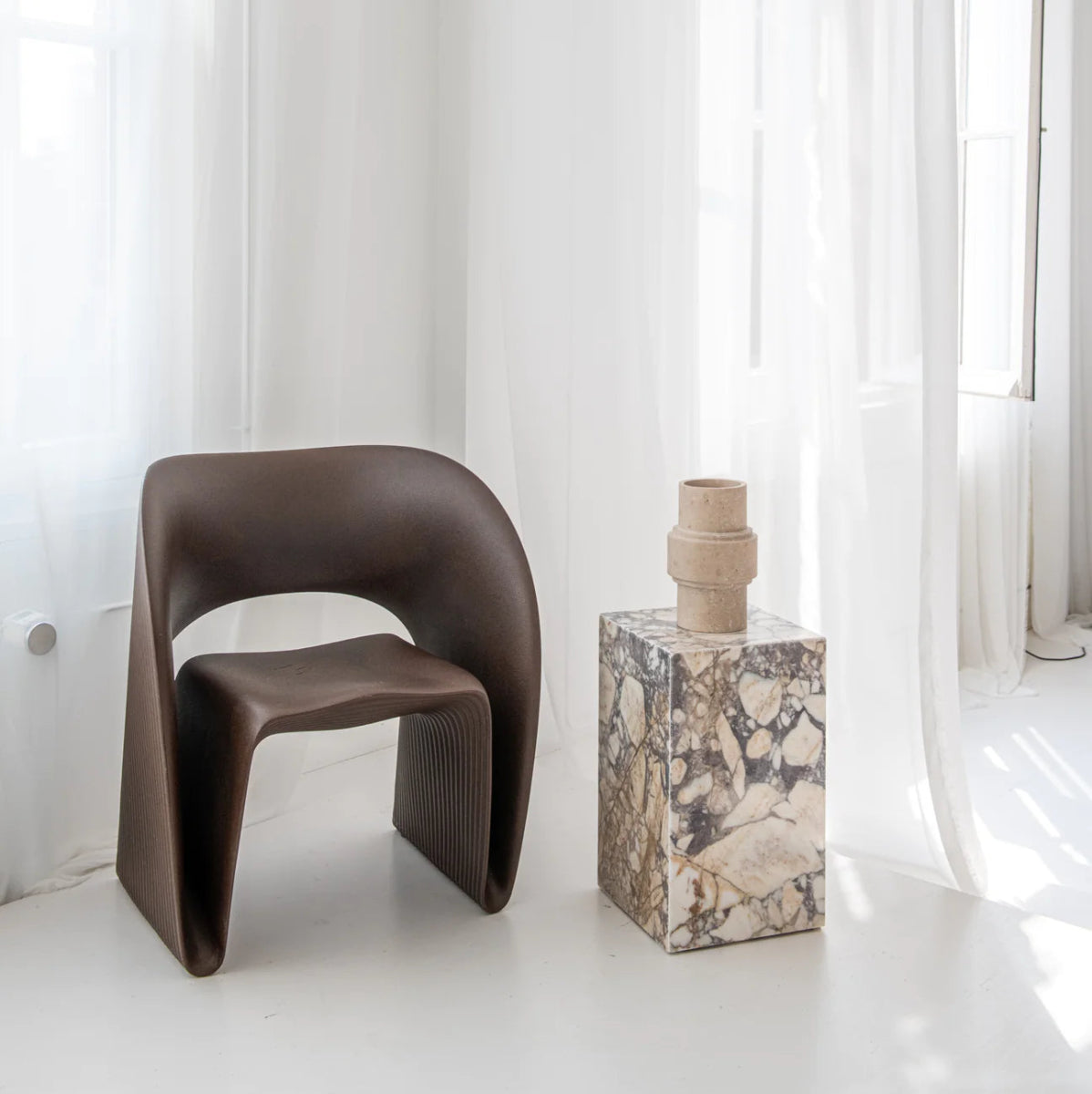 Travertine Object 'Column' - Homebody Denver