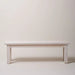 Whitewashed Farmhouse Bench - Homebody Denver